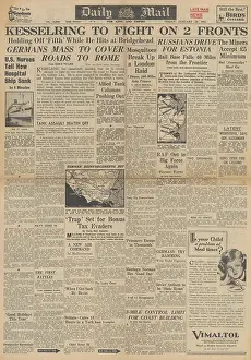 Nettuno: Daily Mail front page Battle for Italy
