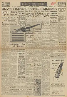 Wrens: Daily Mail front page Battle for Kharkov