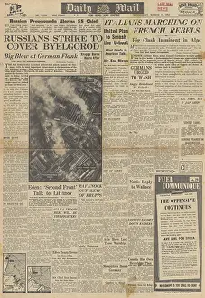 Lozovaya: Daily Mail front page Battle for Kharkov