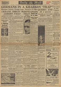 Jeschonnek: Daily Mail front page Battle for Kharkov