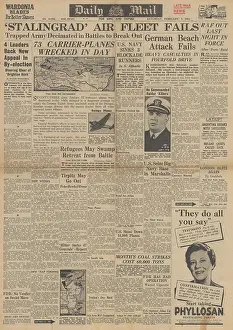 Nettuno: Daily Mail front page Battle for Nettuno
