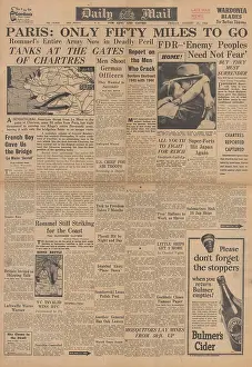 Kluge: Daily Mail front page Battle for Normandy