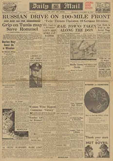 Buna: Daily Mail front page Battle for North Africa