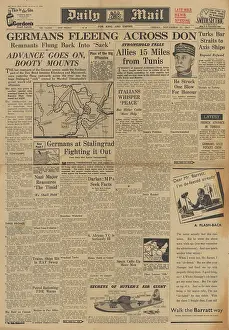 Smythe: Daily Mail front page Battle for North Africa