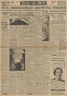 Sasso: Daily Mail front page Battle for Salerno