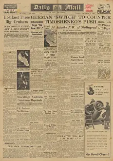 Jarvis: Daily Mail front page Battle of Stalingrad