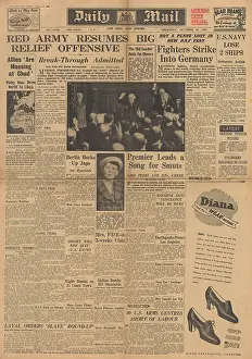 Smuts: Daily Mail front page Battle of Stalingrad