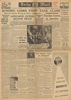 Naafi: Daily Mail front page Battle of Stalingrad