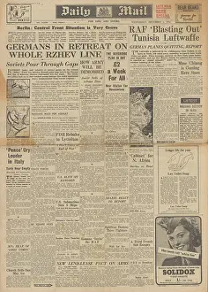 Lyttelton: Daily Mail front page Battle of Stalingrad