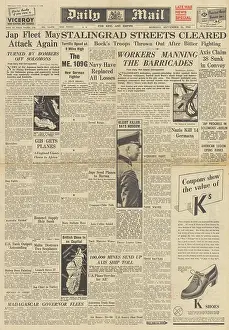 Kleist: Daily Mail front page Battle of Stalingrad