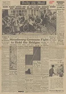 Saarbrucken: Daily Mail front page battle for Strasbourg