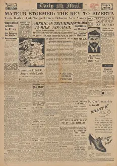 Linton: Daily Mail front page Battle of Tunisia