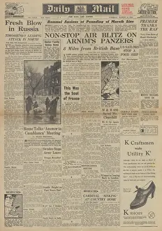 Hinsley: Daily Mail front page Battle for Tunisia