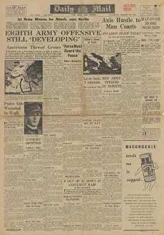 Lozovaya: Daily Mail front page Battle for Tunisia