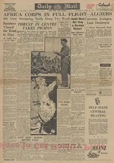 Sfax: Daily Mail front page Battle for Tunisia