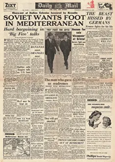 Irma: Daily Mail front page Belsen trials