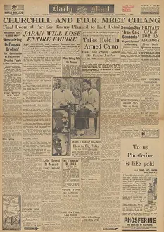 Sangro: Daily Mail front page Cairo Conference