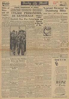 Kairouan: Daily Mail front page Capture of General von Arnim