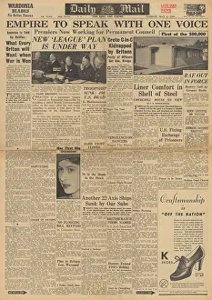 Smuts: Daily Mail front page Empire conference