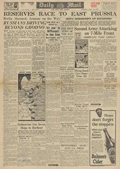 Leghorn: Daily Mail front page US Forces capture Lessay