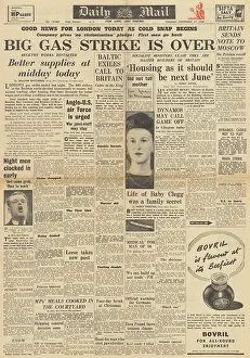 Bevan: Daily Mail front page Gas strike over