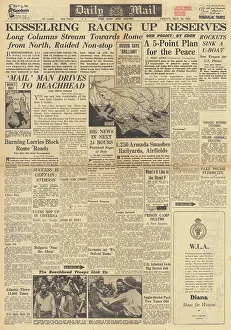 Castleforte: Daily Mail front page German forces defend Hitler Line