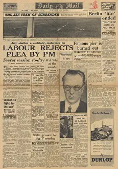 Attlee: Daily Mail front page Labour call for early Election