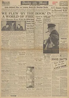 Vito: Daily Mail front page RAF bomb Leipzig