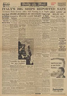 Spitzbergen: Daily Mail front page Red Army advance