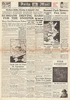 Golikov: Daily Mail front page Red Army advance on Eastern Front