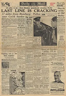 Groningen: Daily Mail front page Red Army close to Berlin