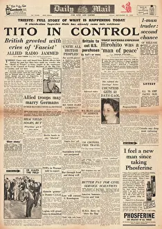 Giulia: Daily Mail front page Tito in control in Trieste