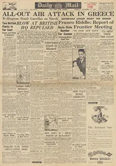 Stauffenberg: Daily Mail front page unrest in Greece