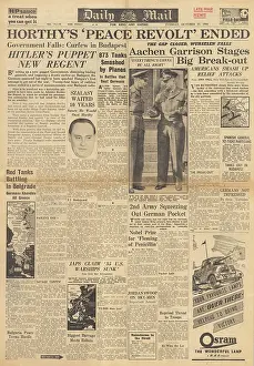 Arnhem: Daily Mail front page Unrest in Hungary