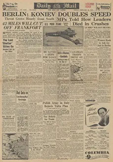 Koniev: Daily Mail front page Yalta Conference