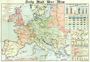 Manpower: Daily Mail War Map, WW1