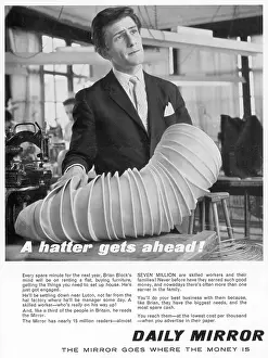 Thoughtful: Daily Mirror Advertising space advertisement - Hatter