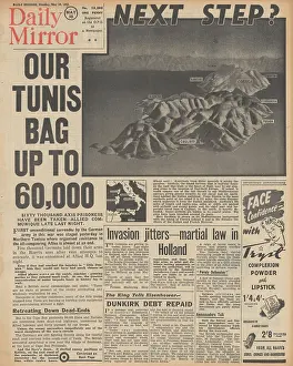 Longstop: Daily Mirror - Axis forces surrender in North Africa