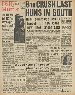Longstop: Daily Mirror - Axis forces surrender in North Africa