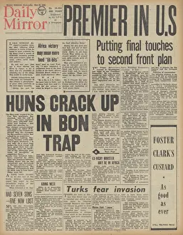 Longstop: Daily Mirror - Axis forces surrender in North Africa