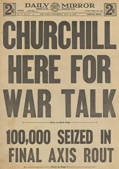 Longstop: Daily Mirror - Axis forces surrender in North Africa