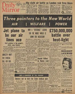 Dowding: Daily Mirror - Government plans for the post war world