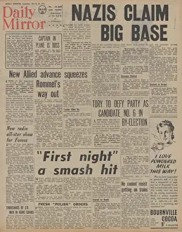 Lozovaya: Daily Mirror front page Battle for Kharkov