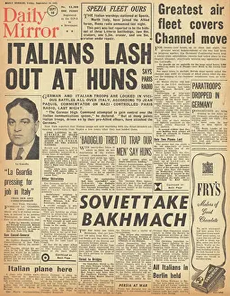 Dominate: Daily Mirror front page Battle for Naples