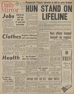 Zhitomir: Daily Mirror front page Battle on the River Bug