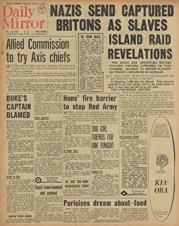 Reprisals: Daily Mirror front page Battle of Stalingrad