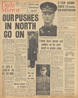 Longstop: Daily Mirror front page Battle of Tunisia