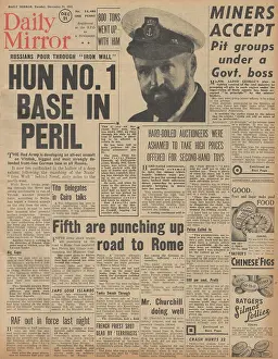 Tarawa: Daily Mirror front page Battle for Vitebsk
