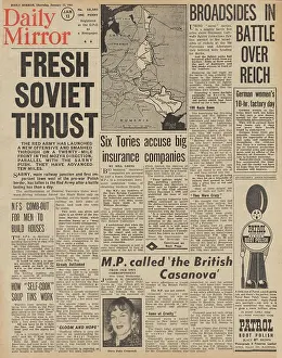 Zhitomir: Daily Mirror front page Battles on the River Bug