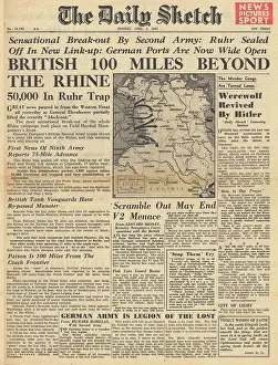 Werewolf: The Daily Sketch - British forces advance in the West